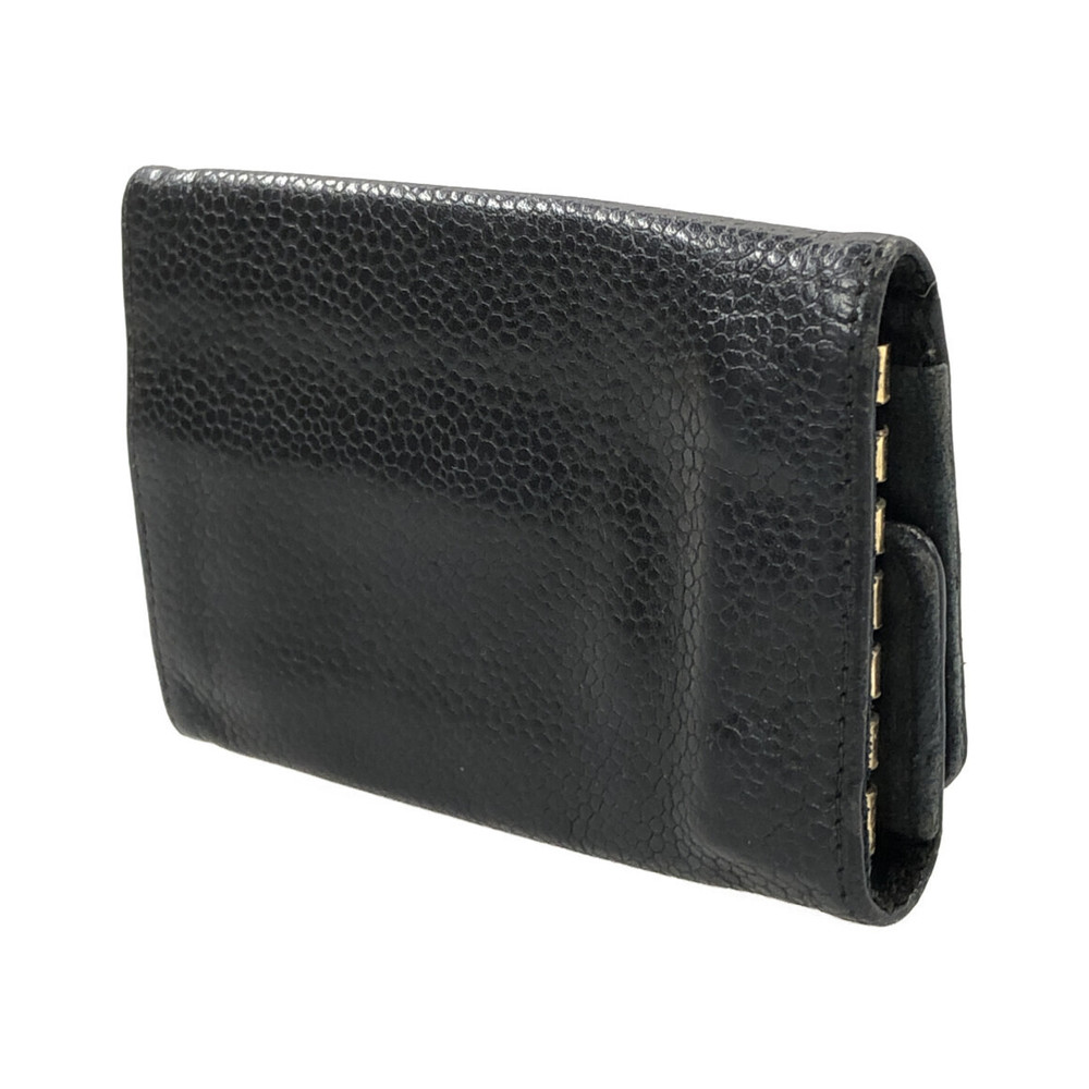 Chanel Caviar 6 Black Key Case Skin